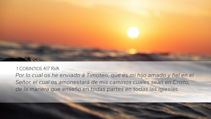 1 Corintios 4:17 RVA Bible Verse Image