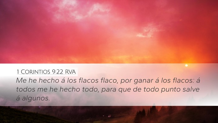 1 Corintios 9:22 RVA Bible Verse Image