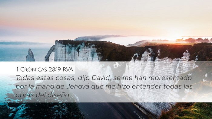 1 Crónicas 28:19 RVA Bible Verse Image