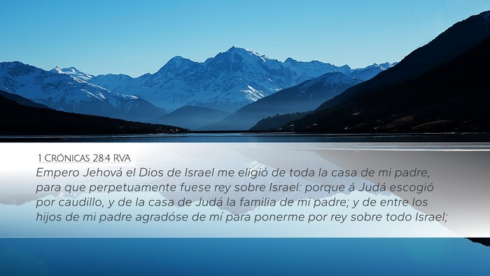 1 Crónicas 28:4 RVA Bible Verse Image