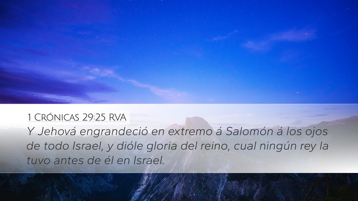 1 Crónicas 29:25 RVA Bible Verse Image