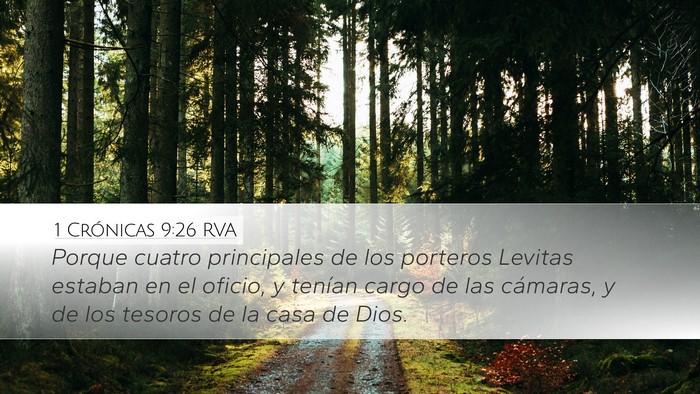 1 Crónicas 9:26 RVA Bible Verse Image