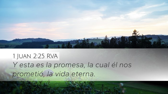 1 Juan 2:25 RVA Bible Verse Image