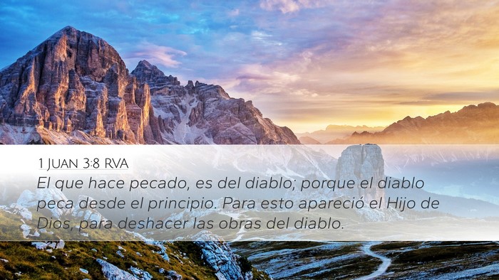 1 Juan 3:8 RVA Bible Verse Image