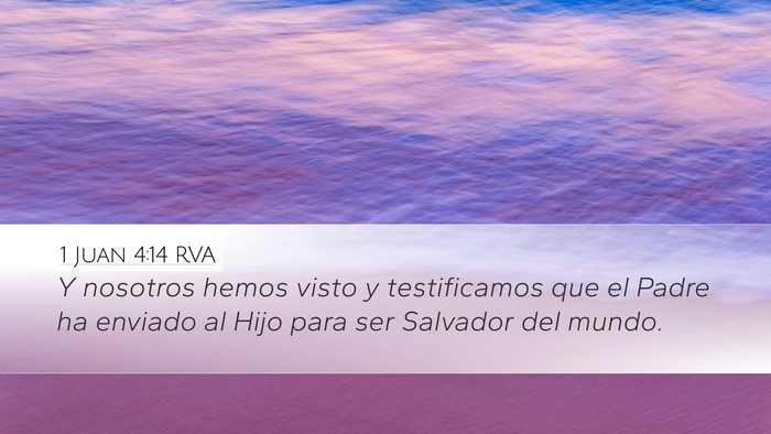 1 Juan 4:14 RVA Bible Verse Image