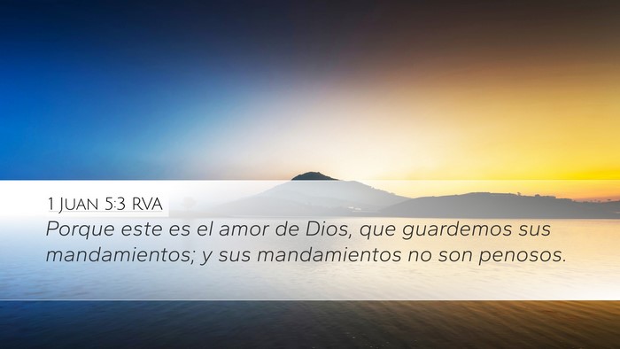 1 Juan 5:3 RVA Bible Verse Image