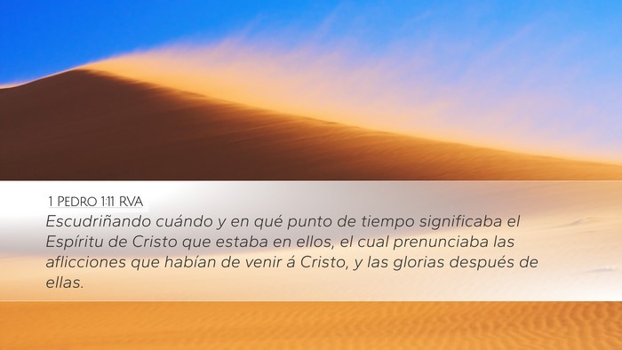1 Pedro 1:11 RVA Bible Verse Image