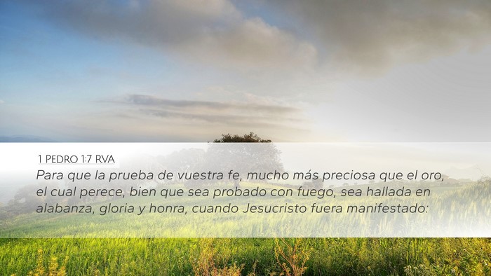 1 Pedro 1:7 RVA Bible Verse Image