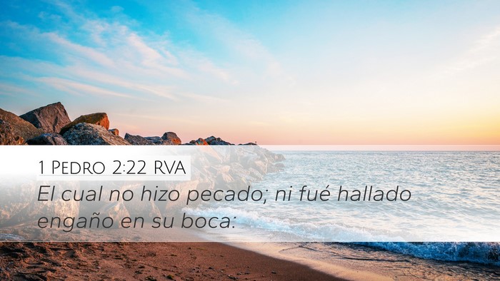 1 Pedro 2:22 RVA Bible Verse Image