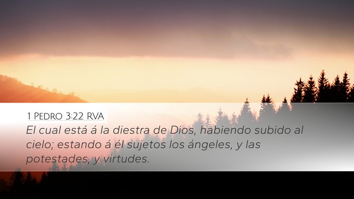1 Pedro 3:22 RVA Bible Verse Image