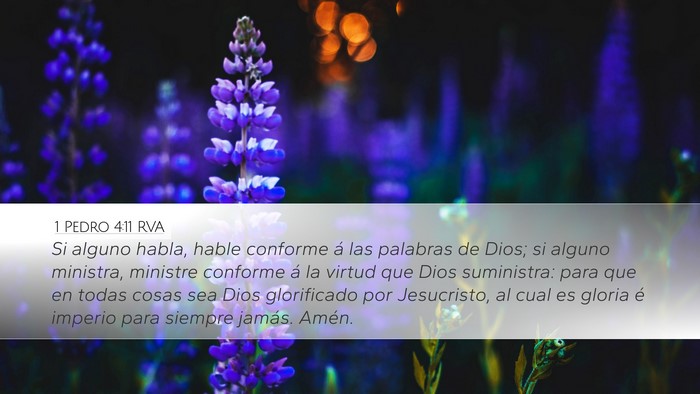 1 Pedro 4:11 RVA Bible Verse Image