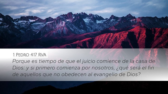 1 Pedro 4:17 RVA Bible Verse Image