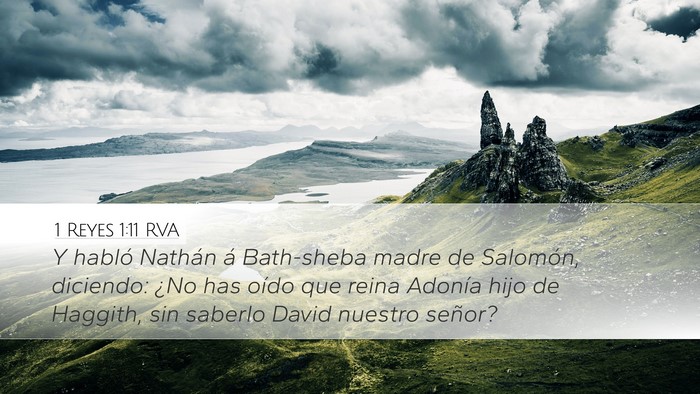 1 Reyes 1:11 RVA Bible Verse Image