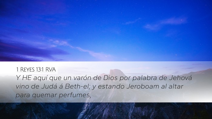 1 Reyes 13:1 RVA Bible Verse Image