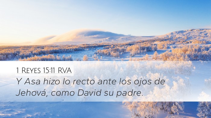 1 Reyes 15:11 RVA Bible Verse Image