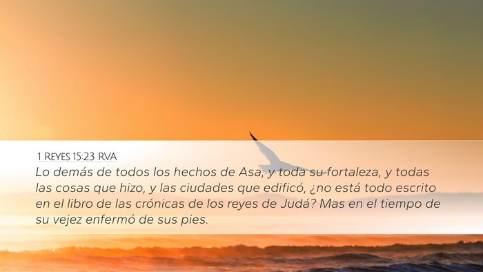 1 Reyes 15:23 RVA Bible Verse Image