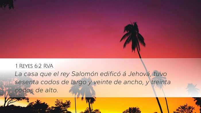 1 Reyes 6:2 RVA Bible Verse Image
