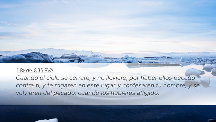 1 Reyes 8:35 RVA Bible Verse Image