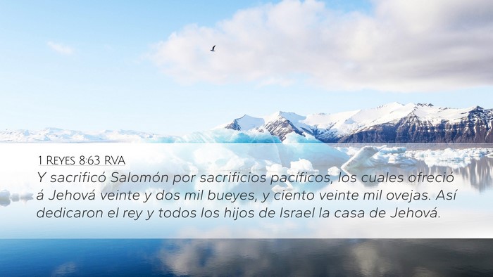 1 Reyes 8:63 RVA Bible Verse Image