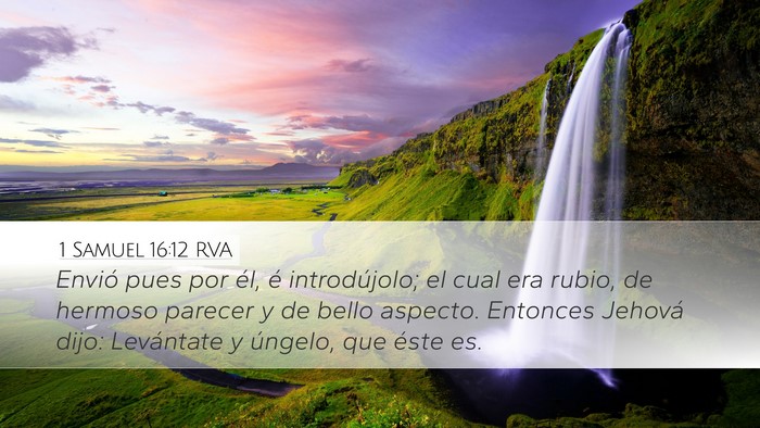 1 Samuel 16:12 RVA Bible Verse Image