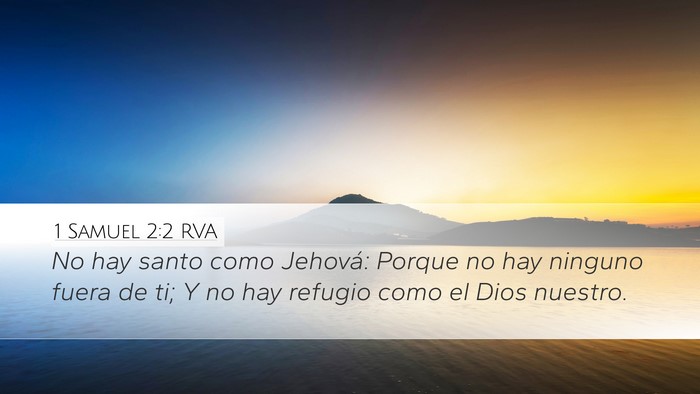 1 Samuel 2:2 RVA Bible Verse Image