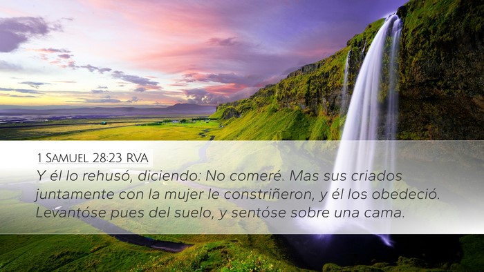 1 Samuel 28:23 RVA Bible Verse Image