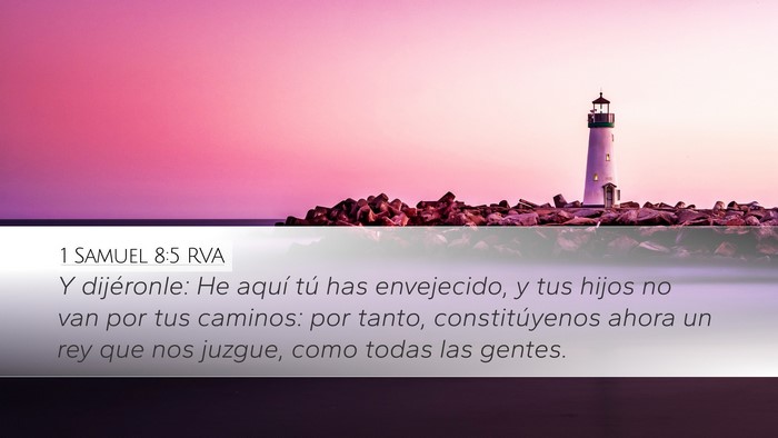 1 Samuel 8:5 RVA Bible Verse Image
