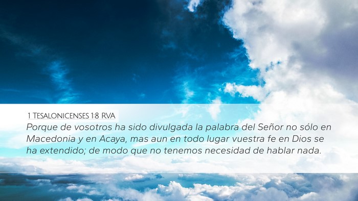 1 Tesalonicenses 1:8 RVA Bible Verse Image