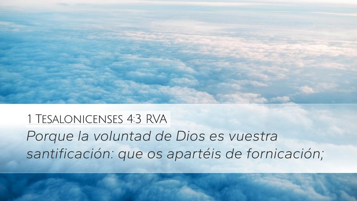 1 Tesalonicenses 4:3 RVA Bible Verse Image