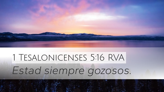 1 Tesalonicenses 5:16 RVA Bible Verse Image