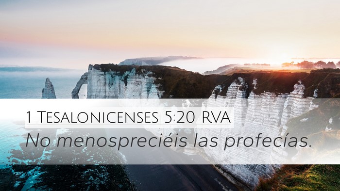 1 Tesalonicenses 5:20 RVA Bible Verse Image