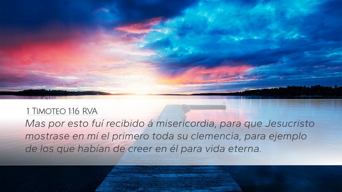 1 Timoteo 1:16 RVA Bible Verse Image