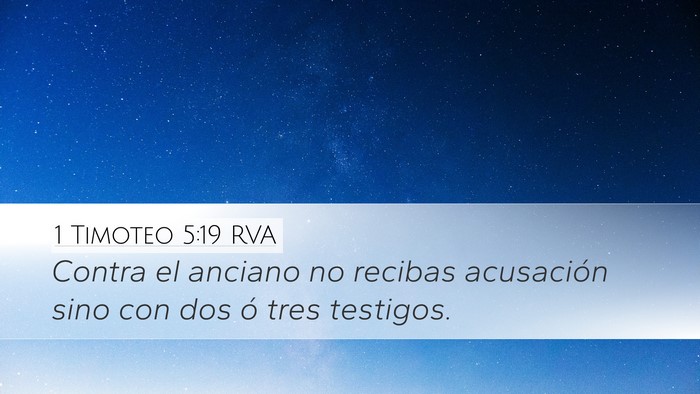 1 Timoteo 5:19 RVA Bible Verse Image