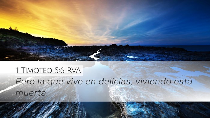 1 Timoteo 5:6 RVA Bible Verse Image