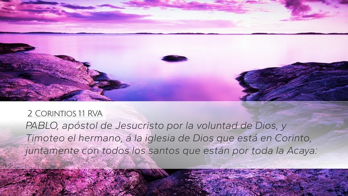 2 Corintios 1:1 RVA Bible Verse Image