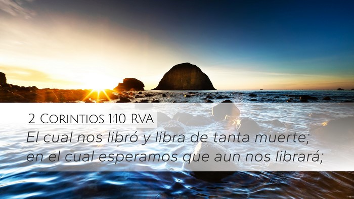 2 Corintios 1:10 RVA Bible Verse Image
