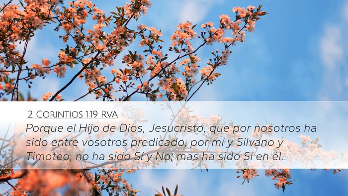 2 Corintios 1:19 RVA Bible Verse Image