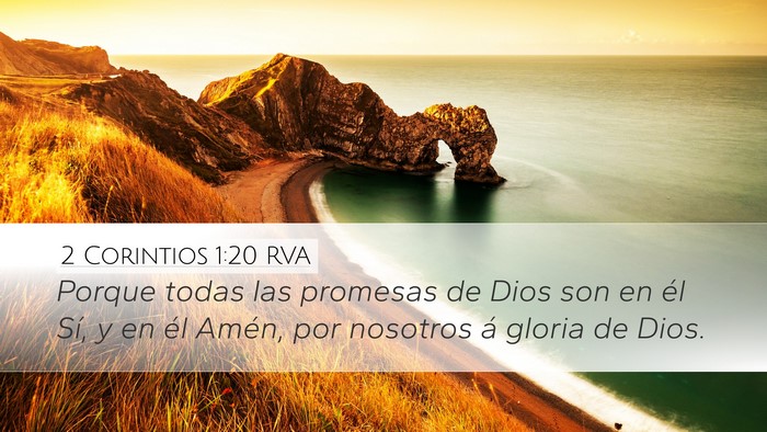 2 Corintios 1:20 RVA Bible Verse Image