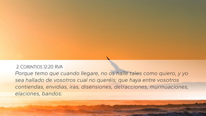 2 Corintios 12:20 RVA Bible Verse Image