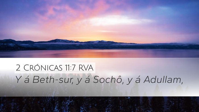 2 Crónicas 11:7 RVA Bible Verse Image