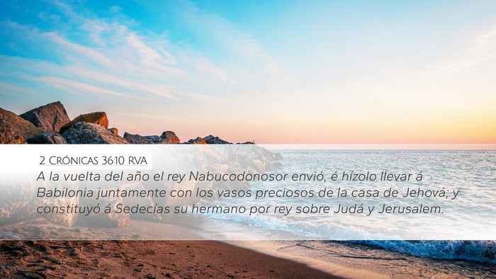 2 Crónicas 36:10 RVA Bible Verse Image