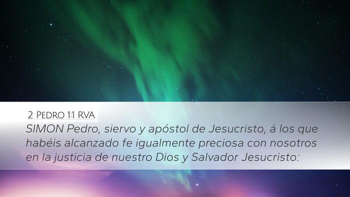 2 Pedro 1:1 RVA Bible Verse Image