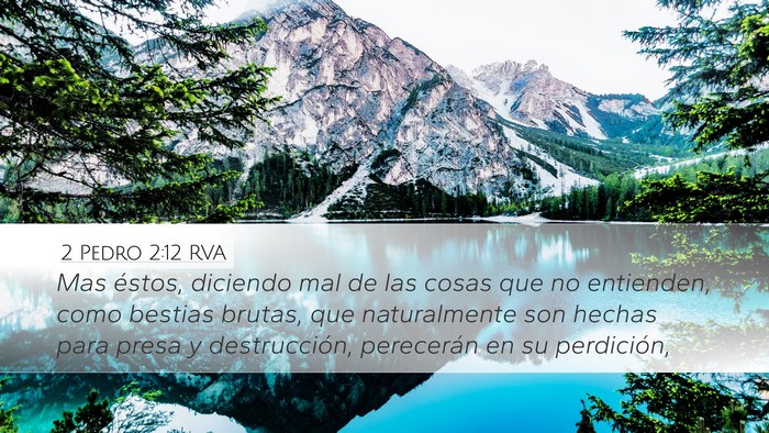 2 Pedro 2:12 RVA Bible Verse Image