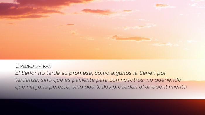 2 Pedro 3:9 RVA Bible Verse Image