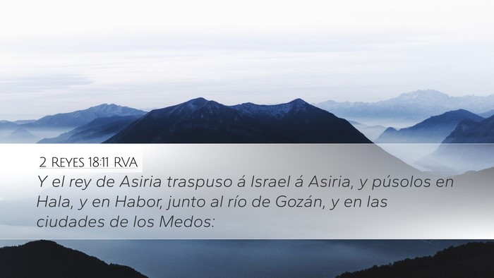 2 Reyes 18:11 RVA Bible Verse Image