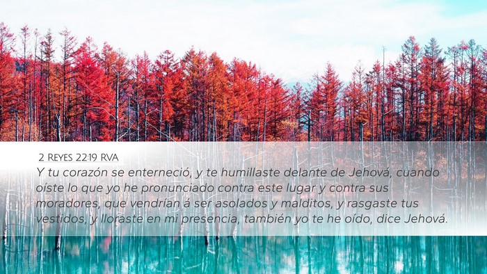 2 Reyes 22:19 RVA Bible Verse Image