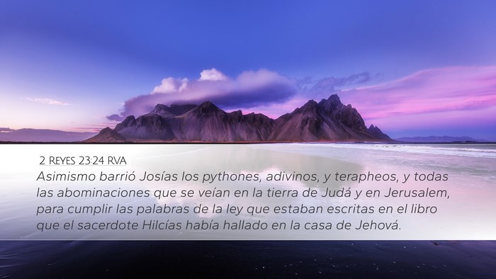 2 Reyes 23:24 RVA Bible Verse Image