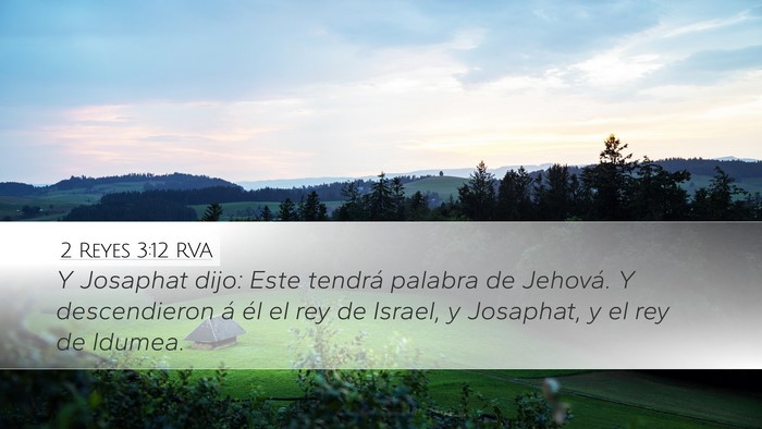 2 Reyes 3:12 RVA Bible Verse Image
