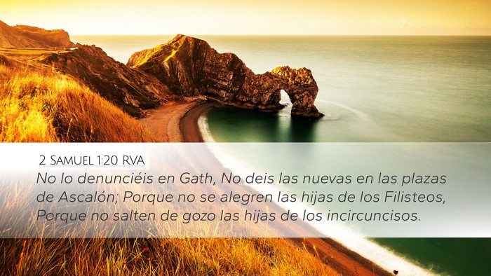2 Samuel 1:20 RVA Bible Verse Image