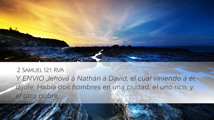 2 Samuel 12:1 RVA Bible Verse Image